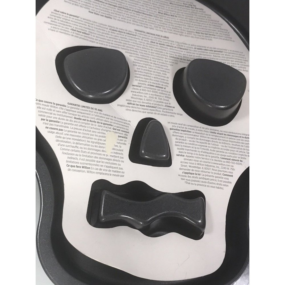 Wilton Skull Metal Cake Pan Halloween Day Of Dead Non-stock Skull Gelatin Mold - Picture 5 of 7